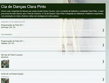 Tablet Screenshot of clarapinto.blogspot.com