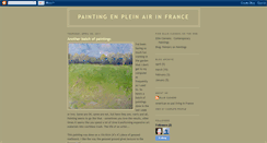 Desktop Screenshot of paintingenpleinairinfrance.blogspot.com