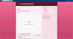 Desktop Screenshot of libertadwendolyne.blogspot.com