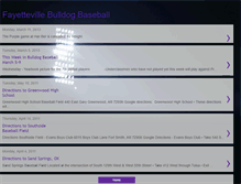 Tablet Screenshot of fayettevillebulldogbaseball.blogspot.com