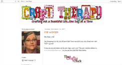 Desktop Screenshot of craft-therapy.blogspot.com