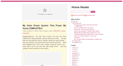 Desktop Screenshot of homeheater.blogspot.com