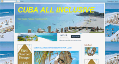 Desktop Screenshot of cubaallinclusive.blogspot.com