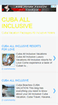 Mobile Screenshot of cubaallinclusive.blogspot.com