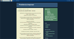 Desktop Screenshot of anaprosarpresidencia.blogspot.com