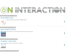 Tablet Screenshot of oninteraction.blogspot.com