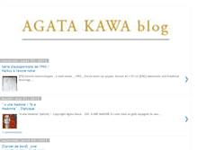 Tablet Screenshot of agata-kawa.blogspot.com