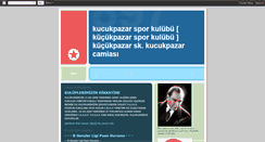 Desktop Screenshot of kucukpazarsk.blogspot.com