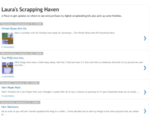 Tablet Screenshot of laurasscrappinghaven.blogspot.com