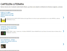 Tablet Screenshot of carteleraliteraria.blogspot.com