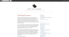 Desktop Screenshot of onthewatch.blogspot.com