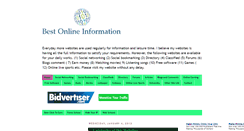 Desktop Screenshot of bestonlineinformation.blogspot.com