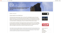 Desktop Screenshot of e9climbing.blogspot.com