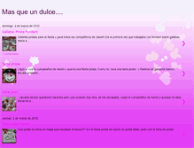 Tablet Screenshot of masqueundulce.blogspot.com