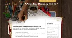 Desktop Screenshot of pesanblog.blogspot.com
