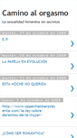 Mobile Screenshot of caminoalorgasmo.blogspot.com