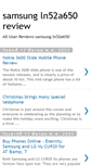 Mobile Screenshot of lcdtv-samsung-ln52a650.blogspot.com