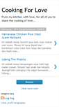 Mobile Screenshot of cooking-for-love.blogspot.com