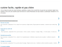 Tablet Screenshot of cuisinefacile-matthieu.blogspot.com