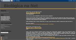 Desktop Screenshot of biologicananet.blogspot.com