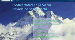 Desktop Screenshot of biodiversidadenlasierranevada.blogspot.com