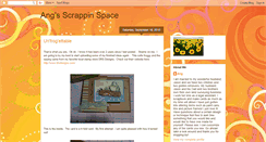 Desktop Screenshot of angscrappinspace.blogspot.com