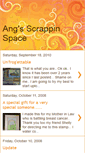 Mobile Screenshot of angscrappinspace.blogspot.com