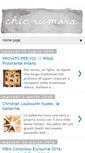 Mobile Screenshot of chicrumors.blogspot.com