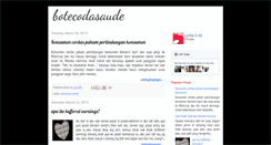Desktop Screenshot of botecodasaude.blogspot.com
