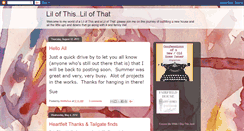 Desktop Screenshot of memesue-lilofthislilofthat.blogspot.com