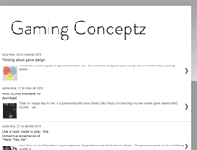 Tablet Screenshot of gamingconceptz.blogspot.com