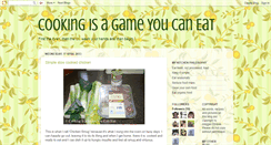 Desktop Screenshot of cookingisagameyoucaneat.blogspot.com