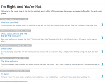 Tablet Screenshot of iamrightandyouarenot.blogspot.com