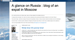 Desktop Screenshot of glance-on-russia.blogspot.com