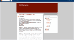 Desktop Screenshot of amathematics.blogspot.com