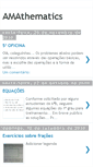 Mobile Screenshot of amathematics.blogspot.com