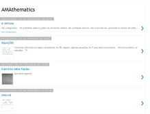 Tablet Screenshot of amathematics.blogspot.com