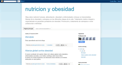 Desktop Screenshot of obesidadnutricion.blogspot.com