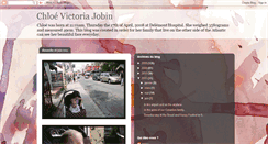 Desktop Screenshot of chloejobin.blogspot.com