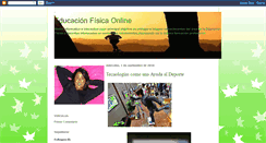Desktop Screenshot of educarfisicahoy.blogspot.com