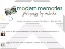 Tablet Screenshot of modernmemoriesphotography.blogspot.com