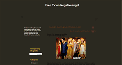 Desktop Screenshot of negativeangel-free-tv.blogspot.com