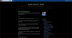 Desktop Screenshot of euroblast2009.blogspot.com