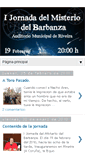 Mobile Screenshot of jornadamisteriobarbanza.blogspot.com
