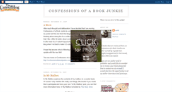 Desktop Screenshot of confessionsofabookjunky.blogspot.com