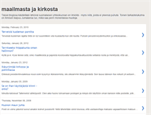 Tablet Screenshot of maailmasta-ja-kirkosta.blogspot.com