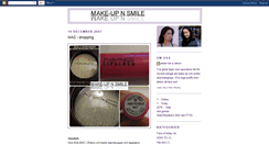Desktop Screenshot of makeupnsmile.blogspot.com