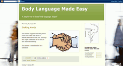 Desktop Screenshot of bodylanguagemadeeasy.blogspot.com