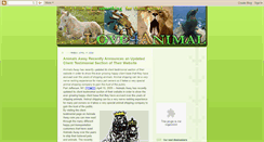 Desktop Screenshot of love4animal.blogspot.com