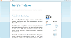 Desktop Screenshot of hereismytake-akk.blogspot.com